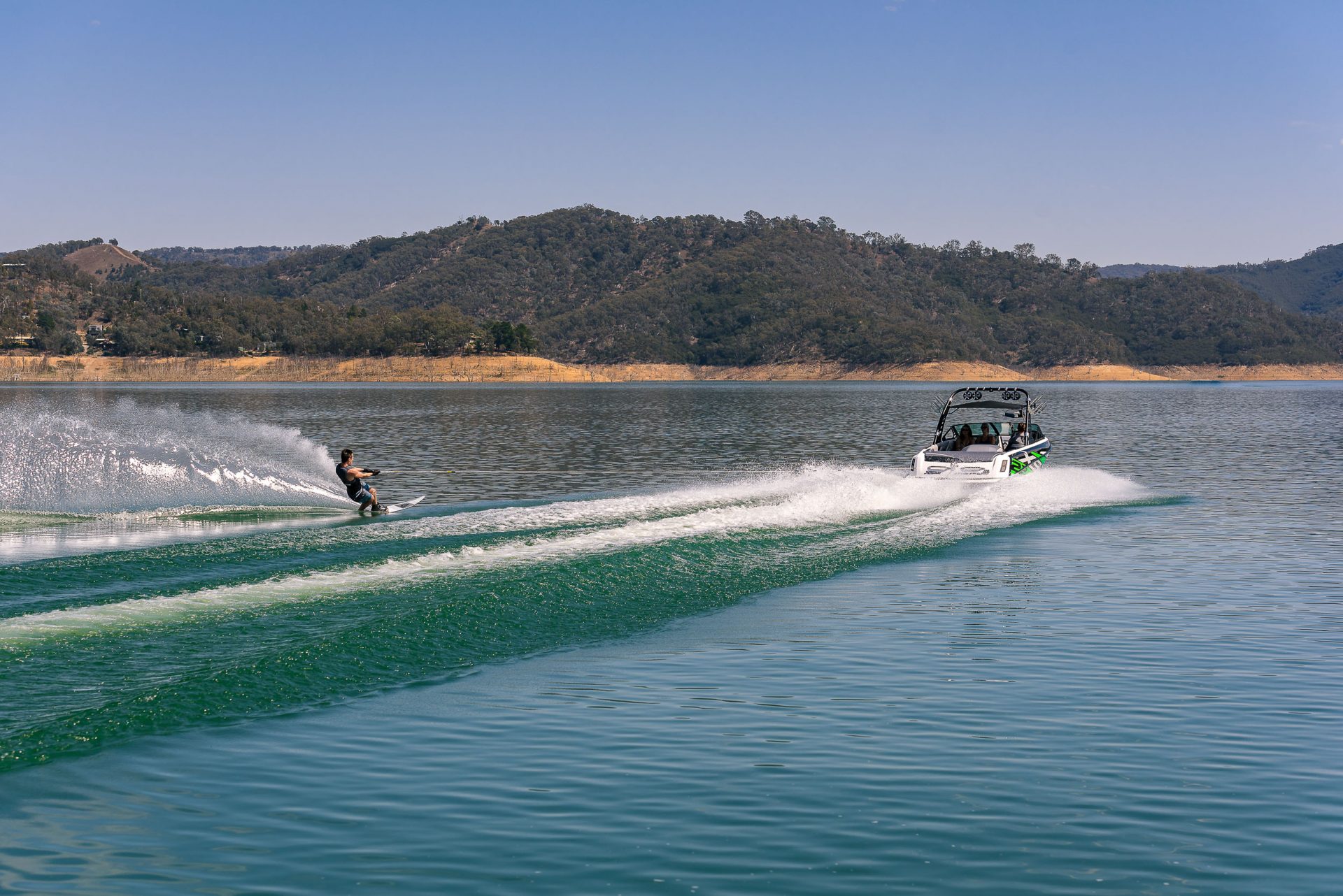 WakeBoarding at Illawarra (reference-Spy Boats Australia)